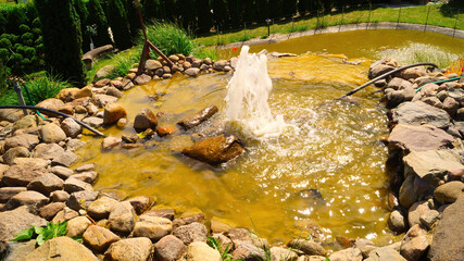 fountain in the garden © Bartosz