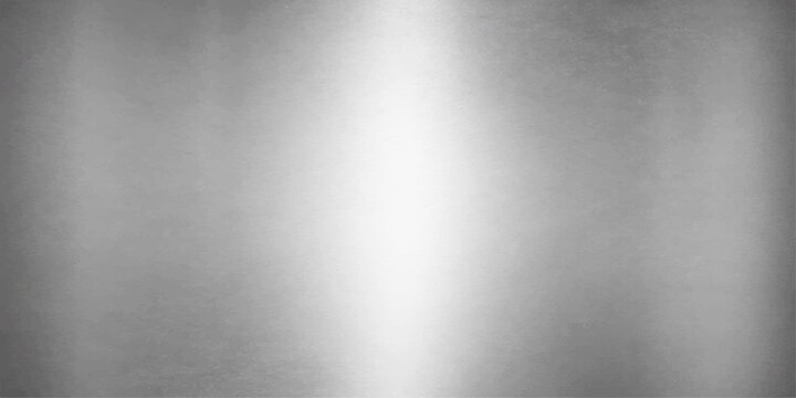 Brushed metal texture background sheet with silver metallic surface and smooth steel pattern