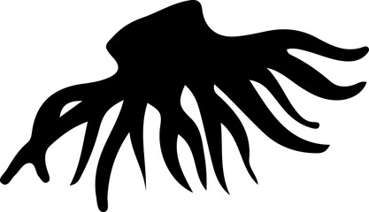 Marine Life and Sea Creatures Silhouette Collection © kihun
