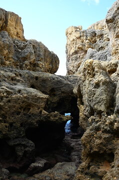 Algar Seco bei Carvoeiro an der Algarve