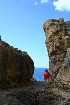Algar Seco bei Carvoeiro an der Algarve