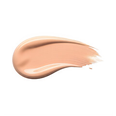 Fototapeta premium Liquid foundation smear isolated on transparent background