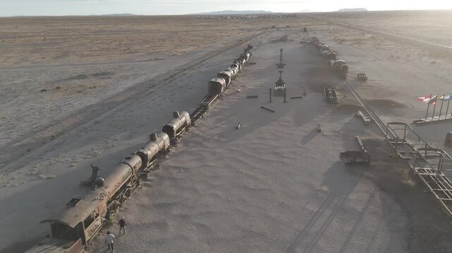 Cementerio de Trenes en Bolivia