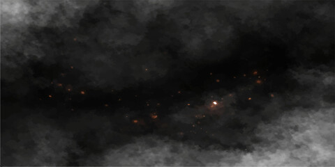 An explosion of space across a dark night sky texture filled with stars, cosmic clouds, and a motion of blue lightning smoke © Kazim