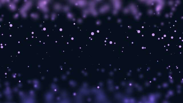 Purple bokeh particles abstract background for tech websites