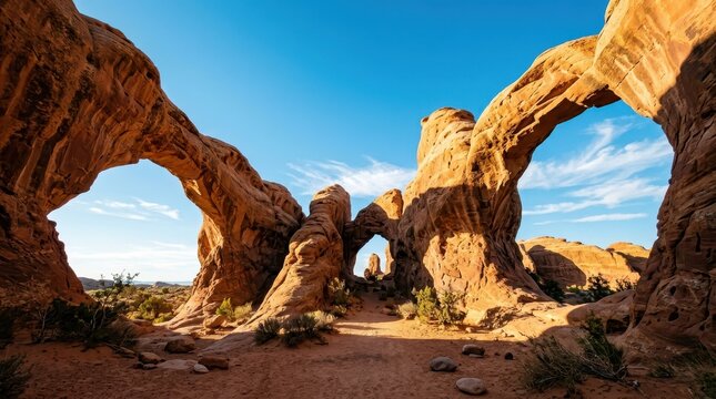 Incredible Eroded Sandstone Formations Create Impossible Archways in Arches National Park