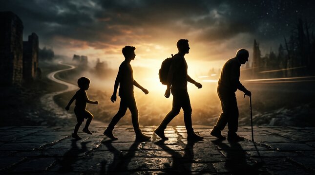 Time and longevity, stages of life