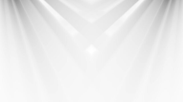 Volumetric black light leaks and intersecting dark beams on white background, inverted shining glare abstract overlay