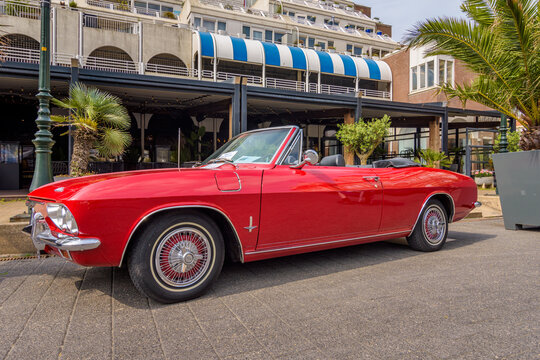Chevrolet Corvair Monza  at he Aircooled classic car show 2026 in Scheveningen, Netherlands