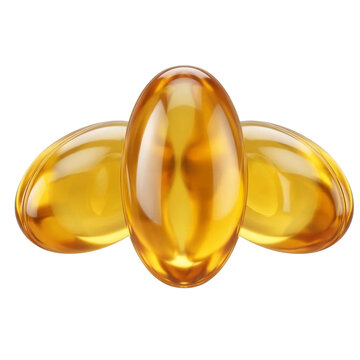 Premium Golden Omega-3 Fish Oil Softgel Capsules