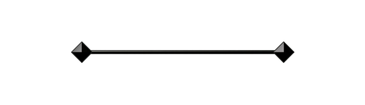 Black arrows on horizontal line with bidirectional direction symbols