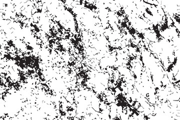 Fototapeta premium High contrast black and white grunge texture background with distressed abstract splash marks 