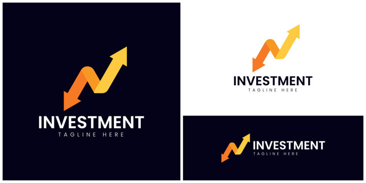 Gradient Letter N Arrow Logo Template