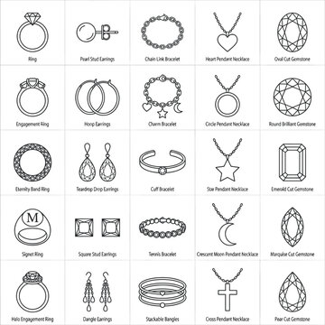 Variety of Jewelry Accessories on Display.