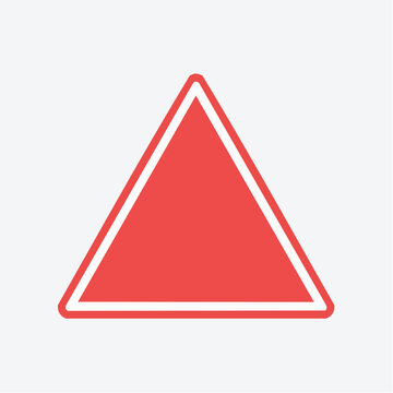 Red Triangle Warning Sign