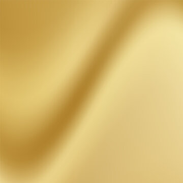 Modern close-up texture of natural gold silk. Light Golden fabric smooth texture surface background. Smooth elegant gold modern