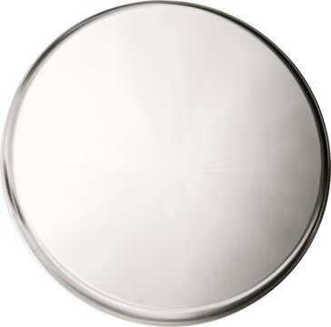 3d chrome coin. Silver chrome money with liquid glass texture. Abstract chrome circle shape, mirror badge, disk, plate png