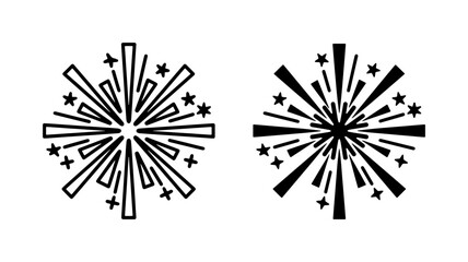 Explosion Starburst Vector Icons, Festive Burst Graphics, Celebration Sparkle Elements, Modern Design Accents © Ziaur