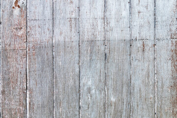 Fototapeta premium Weathered White Wooden Plank Texture Background With Visible Grain Patterns