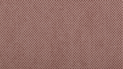 Fototapeta premium Close-up texture of Brown upholstery fabric with fine weave