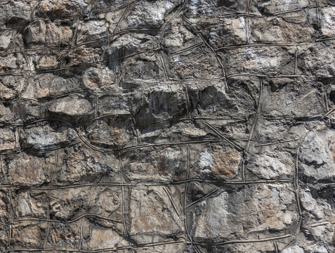 Stone wall masonry, background