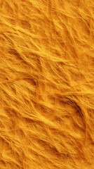 Naklejka premium Golden Orange Fur Texture Closeup