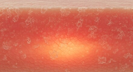 Fototapeta premium Glowing Surface Skin Inflammation Concept Illustrating Diffuse Redness and Irritated Tissue