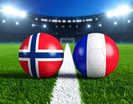 Norway versus France Football World Cup 2026 group match concept