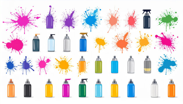 Graffiti step infographic art
