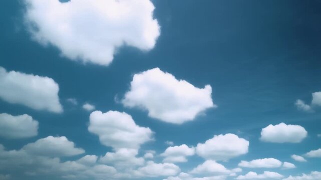 青空に浮かぶ白い雲