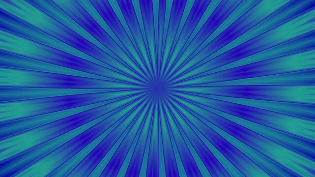 Abstract blue rays with energetic motion background loop