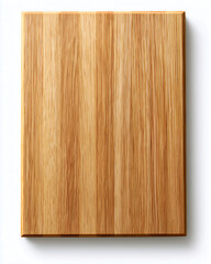 Naklejka premium Blank Cutting Board Mockup White Background Logo Ready Template for Commercial Print