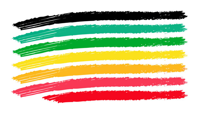 A set of colorful printable labels for crayons, ideal for labeling and organizing art supplies.eps