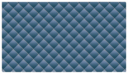 Obraz premium Blue quilted leather texture background