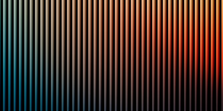 Minimalist vertical lines with gradient color palette abstract vertical