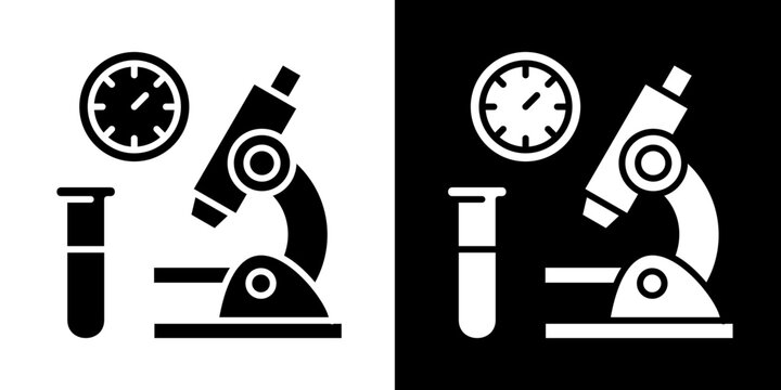 Performance Testing  Icon Set White Glyph Style Collection