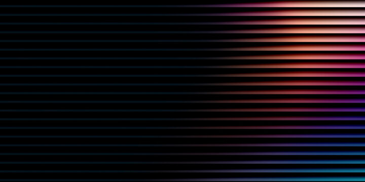 Modern abstract background featuring parallel lines and fading light, abstract