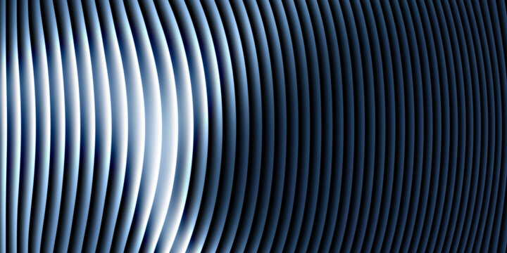 Abstract vertical metal fins with gradient lighting vertical gradient