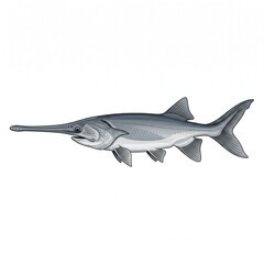 Fototapeta premium Chinese Paddlefish