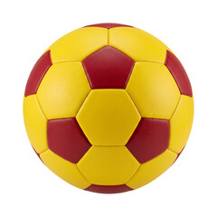 Fototapeta premium Football soccer ball with flag colors isolated object