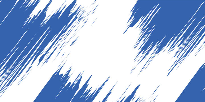 Abstract Blue and White Grunge Background with Halftone Style. Brush Stroke Illustration for Banner, Poster or Sports.