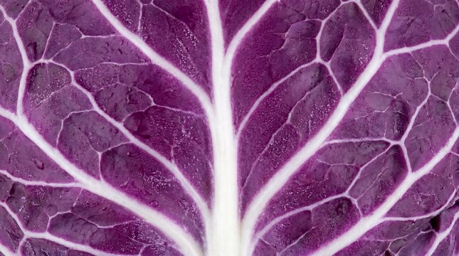 tekstur close up detail daun kol merah