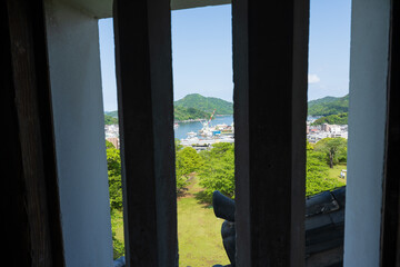 Fototapeta premium Uwajima Castle, Ehime, a famous landmark