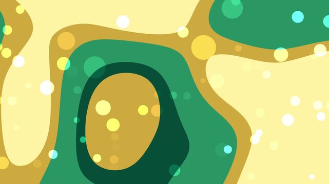 Abstract vibrant gold green gradient background shapes. Perfect for nature themed designs, backgrounds, and patterns.