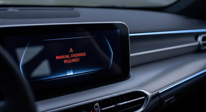 Autonomous vehicles require manual override for safety and regulation compliance in modern car technology systems