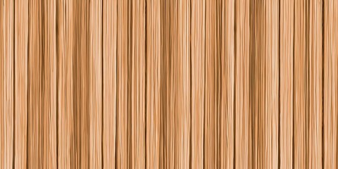 Fototapeta premium Textured Background Uniformly Aligned Vertical Wooden Planks Warm Light Brown Hue Natural Grain Slight Grooved Effect