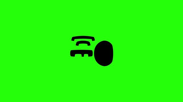 4K resolution video of a wireless smart car key fob silhouette with radio wave signals bouncing into view. Perfect digital automotive security layout icon.