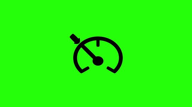 4K horizontal layout featuring a speedometer gauge with an arrow silhouette representing cruise control system bouncing. Tactical automatic drive icon.