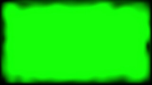 Green square serves as a vibrant digital canvas featuring a dark, textured vignette border that provides a versatile background for professional presentations.