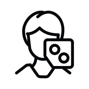 autorefractor outline icon vector design good for web or mobile app